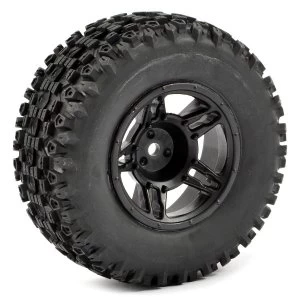 Image of Fastrax 1:10 Sc Stinger Mtd 5-Spoke Black (Slash Rr/Blitz)