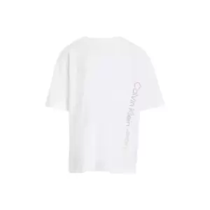 Image of Calvin Klein Jeans Gradient Institutional Tee Ss - White