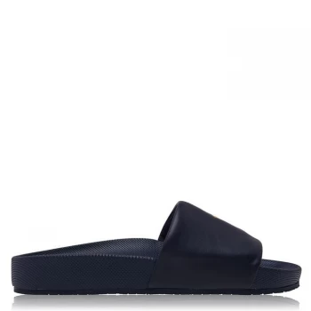 Image of Polo Ralph Lauren Cayson Sliders - Navy/Gold