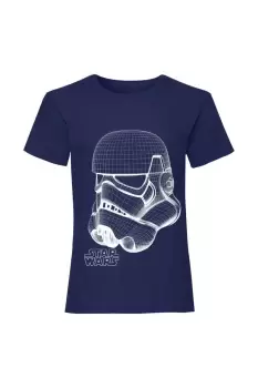 Image of Stormtrooper Wireframe T-Shirt
