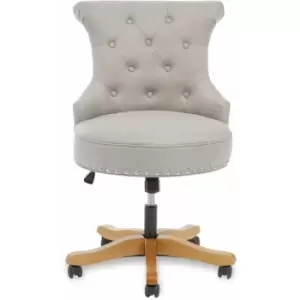 Image of Watford Natural Home Office Chair - Premier Housewares