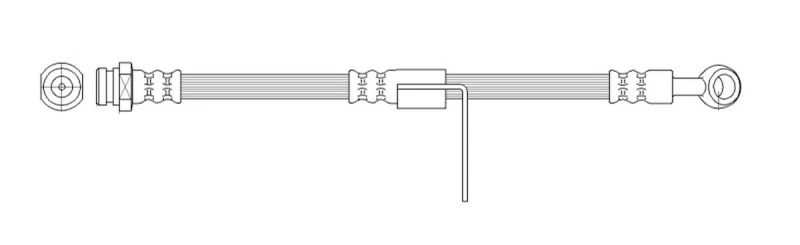 Image of K&K FT0428 Brake Hose Banjo Brake Hose (83)