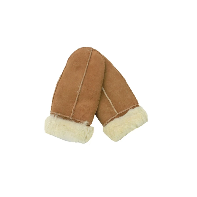 Image of Eastern Counties Leather Sheepskin Mittens in Tan Tan Unisex One Size