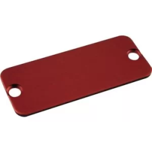 Image of Hammond Electronics 1455CALRD-10 End cover (L x W) 54mm x 23mm Aluminium Red 10 pc(s)