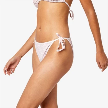 Image of Jack Wills Eco Tie Side Bikini Bottoms - Pink Dot
