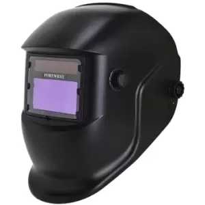 Image of Portwest PW65BKR - sz BizWeld Plus Welding Helmet - Black - Black
