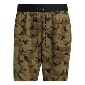 Image of adidas 3B Camo Shorts Mens - Focus Olive