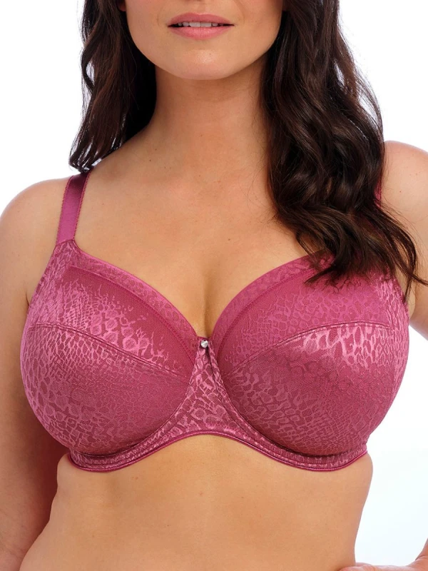 Image of Fantasie Womens Envisage Full Cup Side Support Bra in Pink Size: 34DD Pink Female 34DD