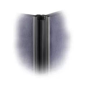 Image of Floor standing fabric screen 2 way panel linking strip 1800mm