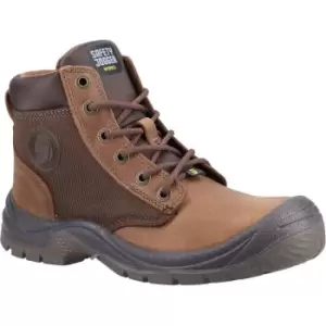 Image of Safety Jogger Mens Dakar Leather Safety Boots (10.5 UK) (Brown/Taupe)
