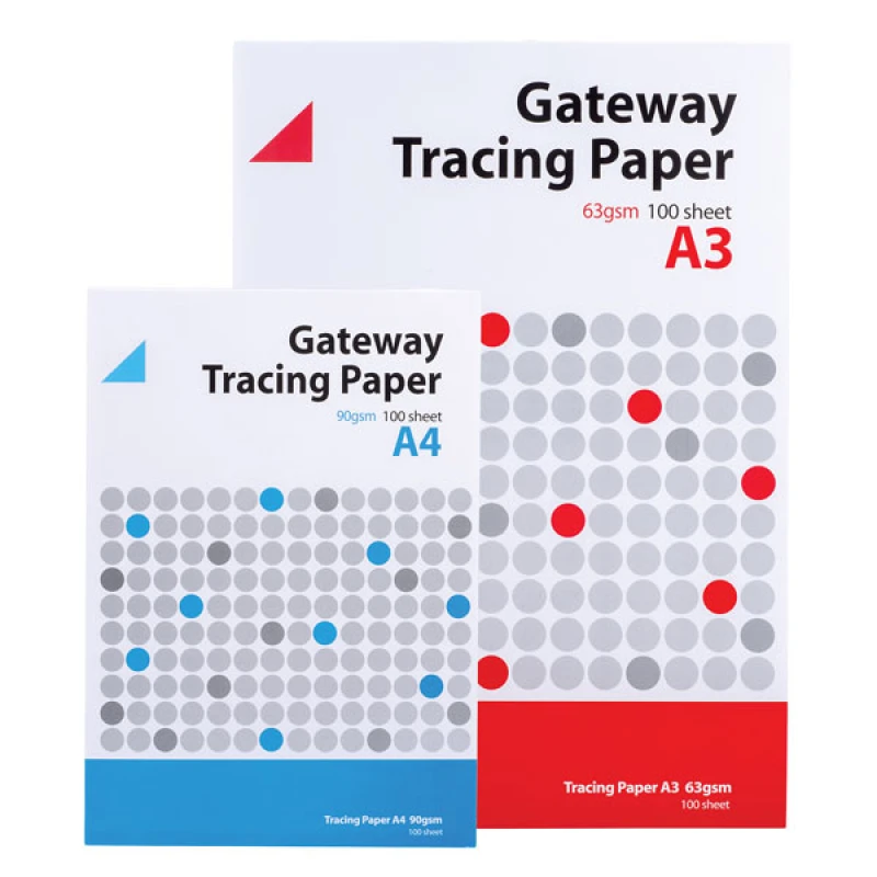 Image of Gateway Tracing Paper Pad 90gsm A4 100 Sheets RG003350