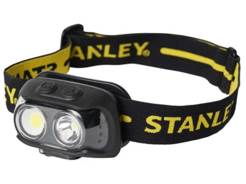 Image of Stanley Rechargeable Wave Sensor Head Torch SXLS43188E Colour: Black / Yellow