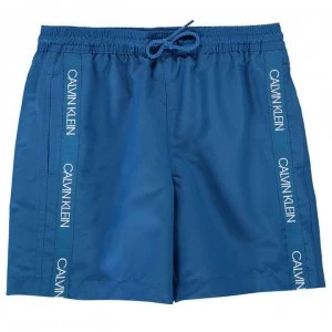 Image of Calvin Klein Swim Shorts - Snorkel Blue