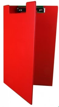 Image of Rapesco Foldover Clipboard, A4/Foolscap (red)
