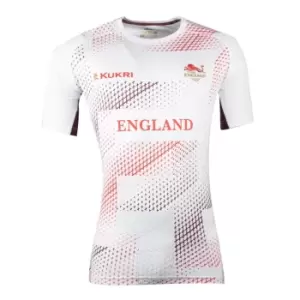 Image of Kukri Team England Mens Flag T-Shirt - White
