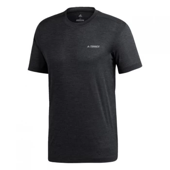 Image of adidas Terrex Tivid T-Shirt Mens - Carbon