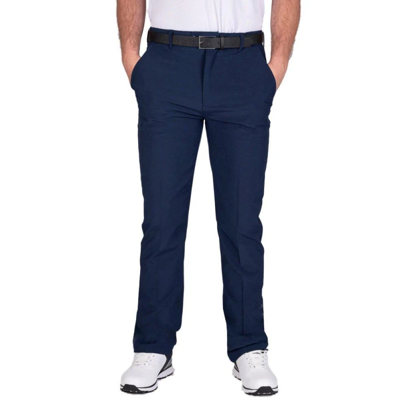 Image of Island Green Golf Stretch Tapered Trousers Mens - Blue Blue 36 S