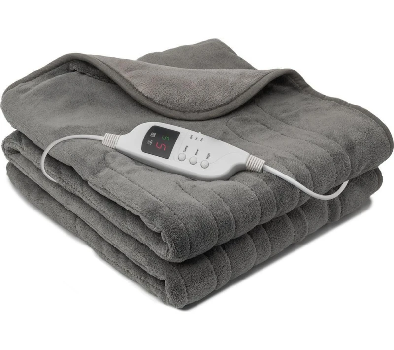 Image of Daewoo HEA1914GE Heating Blanket - Grey, 160 x 120cm 5024996981773
