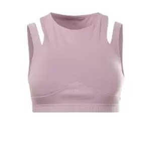 Image of Reebok Studio Layered Bra Top Womens - Infused Lilac
