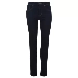 Image of Levis 724 HIGH RISE STRAIGHT womens Jeans in Blue - Sizes US 26 / 32,US 27 / 32,US 28 / 32,US 28 / 34,US 29 / 34,US 25 / 32,US 26 / 34,US 30 / 34,US 3