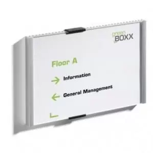Image of Durable INFO SIGN Door Plate 210x148.5mm A5 Silver