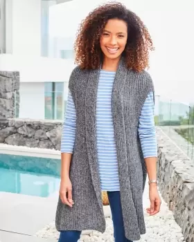 Image of Cotton Traders Womens Multi-Wear Shawl in Grey