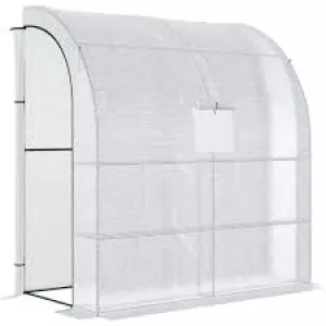 Image of Outsunny Tunnel Greenhouse with Door - Garden & Outdoor