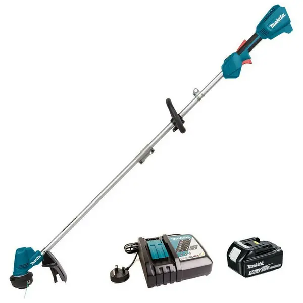 Image of Makita DUR192L 18v LXT Cordless Brushless Grass Trimmer 300mm 1 x 5ah Li-ion Charger