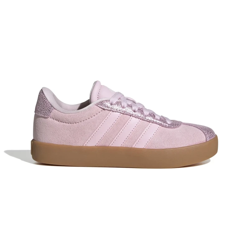 Image of adidas VL Court 3.0 Shoes Juniors Pink Glitter female 4 (36.5)
