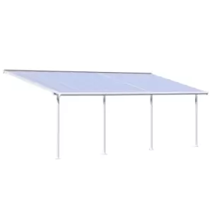 Image of Palram - Canopia Sierra Patio Cover 3m x 7.3m - White Clear