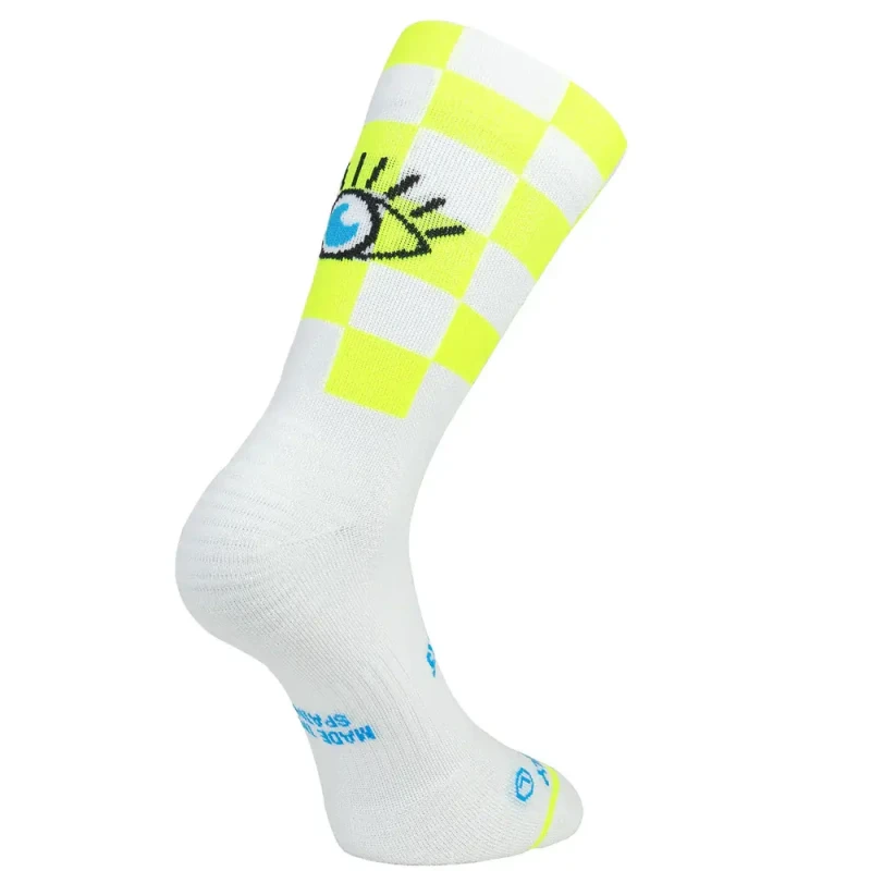 Image of Football Socks Sporcks Race Eye Jaune Unisex M (41/43)