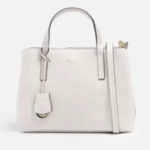 Image of Radley Womens Dukes Place Medium Ziptop Grab Bag - Chalk