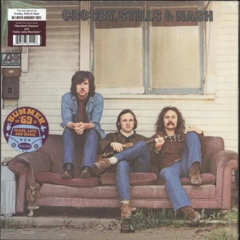 Image of Crosby, Stills, Nash & Young Crosby, Stills & Nash - 140gm Burgundy Vinyl - Sealed 2019 USA vinyl LP RCV18229