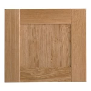Image of Cooke Lewis Chesterton Solid Oak Deep bridging door W500mm