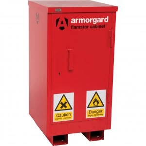 Image of Armorgard Flamstor Chemical and Flammables Hazardous Cabinet 500mm 530mm 980mm