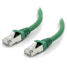Image of Patch Cord RJ45 CAT.6a F/UTP LSZH Snagless Green - 20 M Full Copper