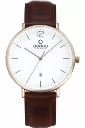 Image of Mens Obaku Toft Watch V181GDVWRN