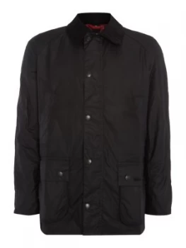 Image of Mens Barbour Coloured ashby jacket Jet Black