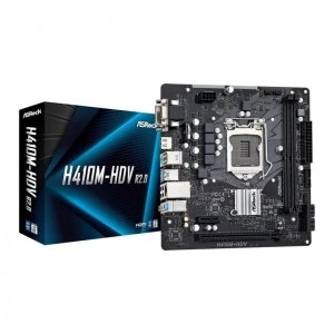 Image of ASRock H410M HDV R2.0 Intel Socket LGA1200 H5 Motherboard