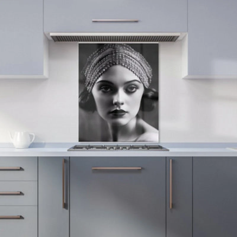 Image of Warren Reed Designer Edwardian Ballerina Portrait Kitchen Splashback