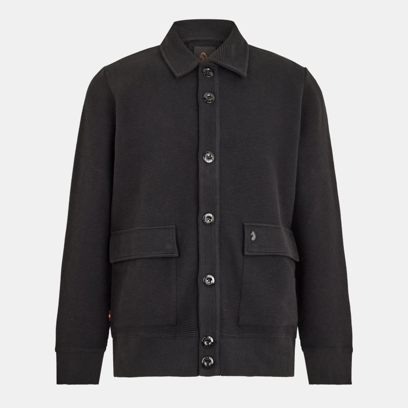 Image of Luke Mens Cribbs Crew Sweatshirt Black male Small