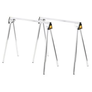 Image of Stanley Tools Essential Metal Sawhorses (Twin Pack)
