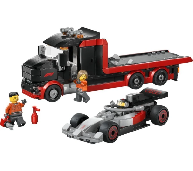 Image of LEGO City F1 Display Truck with Audi F1 Race Car Toy 60493 Lego One Size Multi 70666999000
