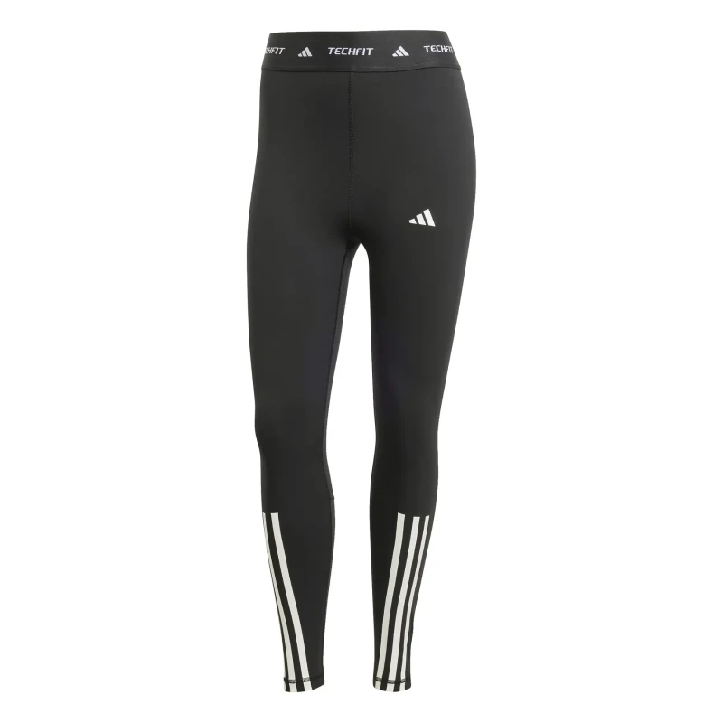Image of adidas TECHFIT 3-Stripes 7/8 Leggings womens Tights in Black