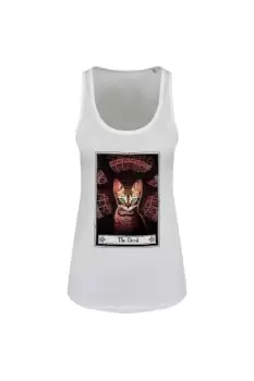 Image of The Devil Felis Floaty Vest Top
