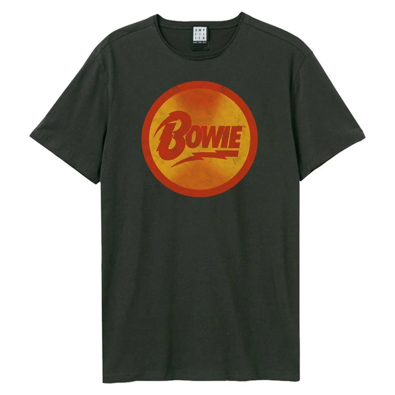 Image of Amplified Amplified Men Diamond Dogs David Bowie T-Shirt in Charcoal Size: Small Charcoal S Male 5063470092079