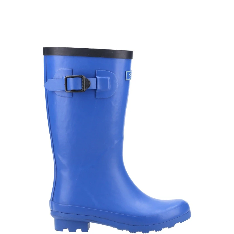 Image of Cotswold Boys Fairweather Tall Lightweight Wellington Boots UK Size 13 (EU 32) Blue COT593-Blue-13