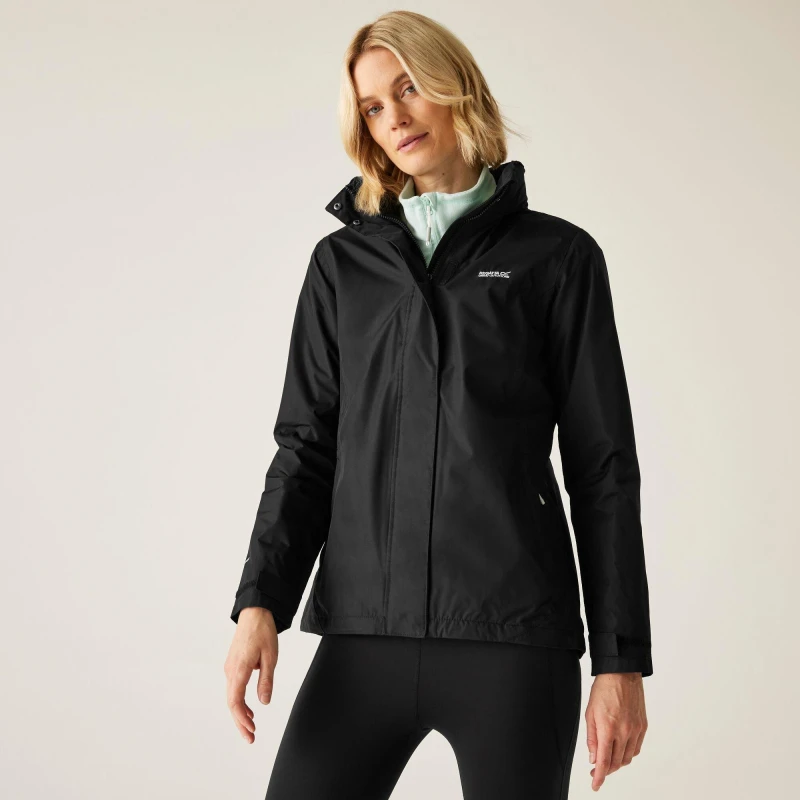 Image of Regatta Womens/Ladies Daysha Waterproof Rain Shell Jacket 20 - Bust 45' (114cm) Black RWW271-800-20