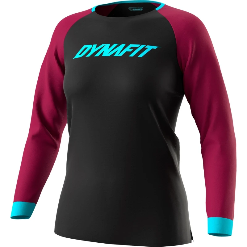 Image of Dynafit Ride Long Sleeve Top Womens Long Sleeve Jersey 8 (XS) Black 63496003310