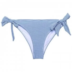 Image of Jack Wills Tallian Tie Side Pant - Blue Check
